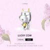 Charm Dois tons Vaca da sorte estilo Pandora - SCC1709