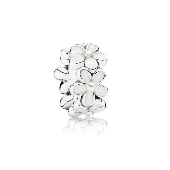 Separador PANDORA Branca Margarida - 791495EN12  Clique na imagem para fechar