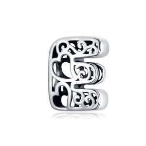 Charm Letra Mágica E estilo Pandora - SCC1229-E Charm Letra Mágica E estilo Pandora - SCC1229-E