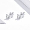 Brincos Petit Zircão Simples estilo Pandora - SCE974