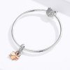 Charm Pendente Trevo-de-quatro-folhas estilo Pandora - SCC1238