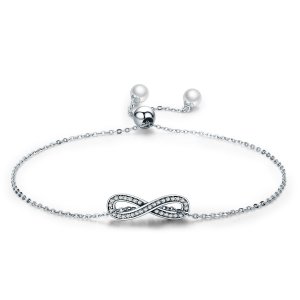 Pulseira Elegância sem fim estilo Pandora - SCB056 Pulseira Elegância sem fim estilo Pandora - SCB056