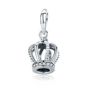 Charm Pendente Coroa elegante estilo Pandora - SCC781