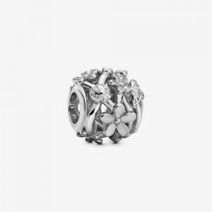 Charm recortes de Flor de Margarida Pandora - 788772C02 Charm recortes de Flor de Margarida Pandora - 788772C02