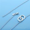 Colar Círculos PANDORA Signature - 396235CZ-45