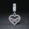 Charm Pendente Mamãe coração estilo Pandora - SCC392