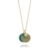 Colar Vidro Verde Murano Pandora Rose - 368154GMU