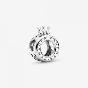 Charm Coroa em O com Logo Pandora Pandora - 799036C00