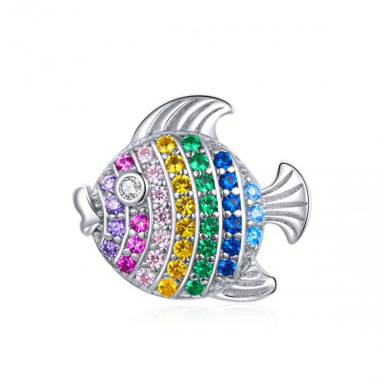 Charm Peixe Colorido life Pandora - SCC1803  Clique na imagem para fechar