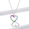Colar Amor do arco-íris estilo Pandora - SCN449