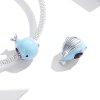Charm Pequena baleia azul estilo Pandora - BSC250
