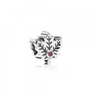 Charm PANDORA de Prata Folha Maple - 791215SRU Charm PANDORA de Prata Folha Maple - 791215SRU