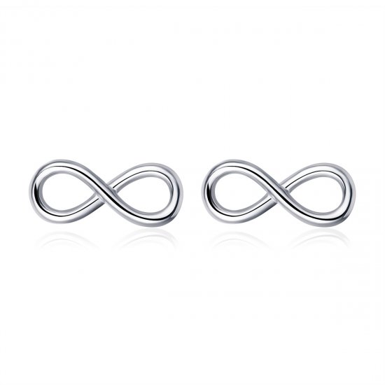 Brincos Petit Amor infinito estilo Pandora - SCE562  Clique na imagem para fechar
