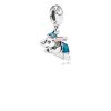 Pingente Pandora de prata Dumbo Voador Pingente Pandora de prata Dumbo Voador