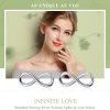 Brincos Petit Amor infinito estilo Pandora - SCE562