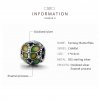 Charm Borboletas fantasia estilo Pandora - SCC1705