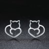 Brincos Petit Gato fofo estilo Pandora - SCE271