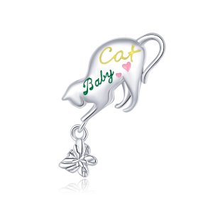 Charm Gato travesso life Pandora - SCC1678 Charm Gato travesso life Pandora - SCC1678