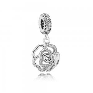 Pingente PANDORA Rosa Brilhante - 791526CZ Pingente PANDORA Rosa Brilhante - 791526CZ