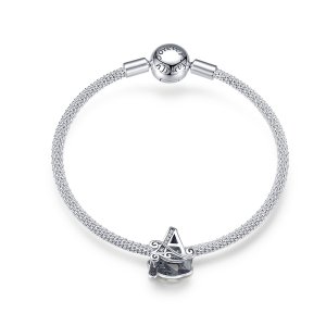 Bracelete estilo Pandora Rígido Letra A - SCB829 Bracelete estilo Pandora Rígido Letra A - SCB829