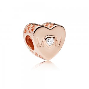 Charm PANDORA Rose "Mãe" - 781881CZ Charm PANDORA Rose "Mãe" - 781881CZ