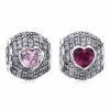 Charm PANDORA Pavê Coração Carinhoso - 791815CZS