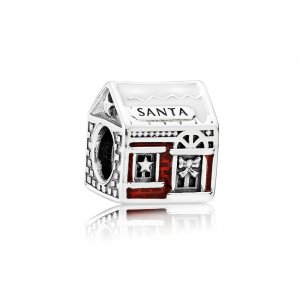 Charm PANDORA Casa do Papai Noel - 792003ENMX Charm PANDORA Casa do Papai Noel - 792003ENMX