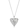 Colar PANDORA Coração de Neve - 396369CZ-80 Colar PANDORA Coração de Neve - 396369CZ-80