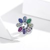 Charm Girassol Colorido estilo Pandora - SCC1701