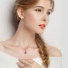 Conjunto de joias Dois tons Abelha estilo Pandora - SET006