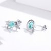 Brincos Petit Interestelar estilo Pandora - SCE701