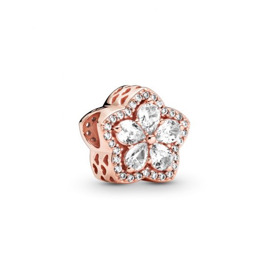 Conta Pavé Floco de Neve, Pandora Rose - 789224C01  Clique na imagem para fechar