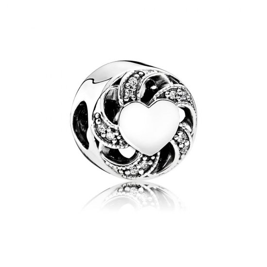 Charm berloques PANDORA Coração Radiante - 791976CZ  Clique na imagem para fechar