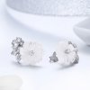 Brincos Petit Flor da concha estilo Pandora - BSE008