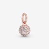 Charm Pendente Pandora Rose Esfera Brilhante - 388686C01 Charm Pendente Pandora Rose Esfera Brilhante - 388686C01