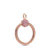Pendente Pequeno Pavé O Pandora Rose - 389097C01