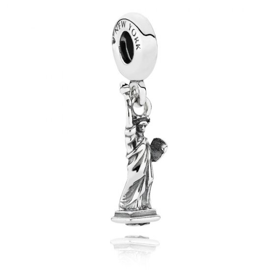 Charm PANDORA de Prata Pendente Estátua da Liberdade - 791077  Clique na imagem para fechar