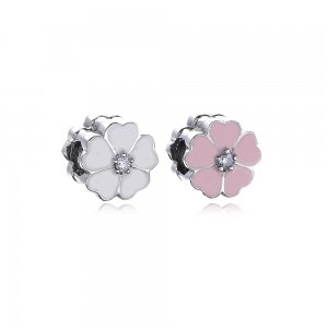 Charm berloques Pandora de prata Prímula Charm berloques Pandora de prata Prímula