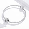 Charm Flores com orifícios, letra R estilo Pandora - SCC1444-R