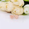 Brincos Petit Corações Brilhantes Matte Pandora Rose - 287928