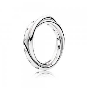 Anel PANDORA Círculos Entrelaçados - 191034CZ Anel PANDORA Círculos Entrelaçados - 191034CZ