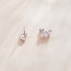 Brincos Petit Sólido estilo Pandora - SCE1051-A