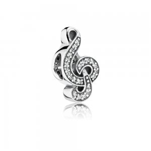 Charm berloques PANDORA Clave de Sol - 791381CZ Charm berloques PANDORA Clave de Sol - 791381CZ