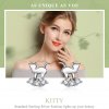 Brincos Petit Estrela miau estilo Pandora - SCE537