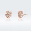 Brincos Petit Borboleta estilo Pandora Rose - SCE776 Brincos Petit Borboleta estilo Pandora Rose - SCE776