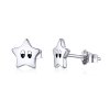 Brincos Petit Estrelas vintage estilo Pandora - SCE796 Brincos Petit Estrelas vintage estilo Pandora - SCE796