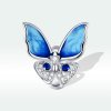 Charm Borboleta colorida estilo Pandora - BSC405