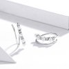 Brinco Argolas Geometria Simples estilo Pandora - SCE932