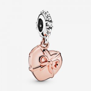Charm Pendente Coração brasileiro Pandora Rose - 788025CZ