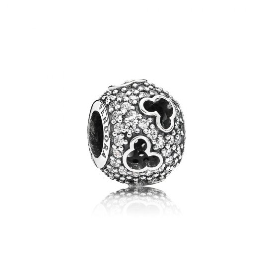 Charm berloques PANDORA Pavê Mickey - 791442CZ  Clique na imagem para fechar